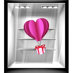 Αυτοκόλλητο βιτρίνας - Αγίος Βαλεντίνος 60